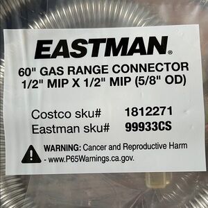 60” Gas Range Connector